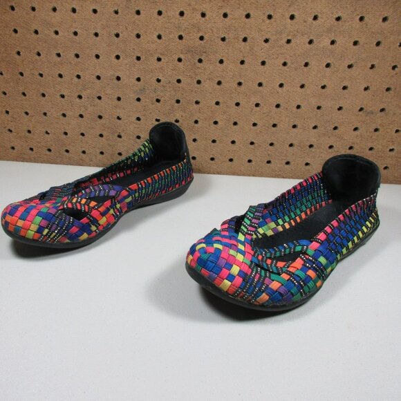 Bernie Mev womens colorful Catwalk lightweight flat loafers 6 M 36 - Picture 1 of 6